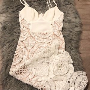 Crochet Lace Midi Dress